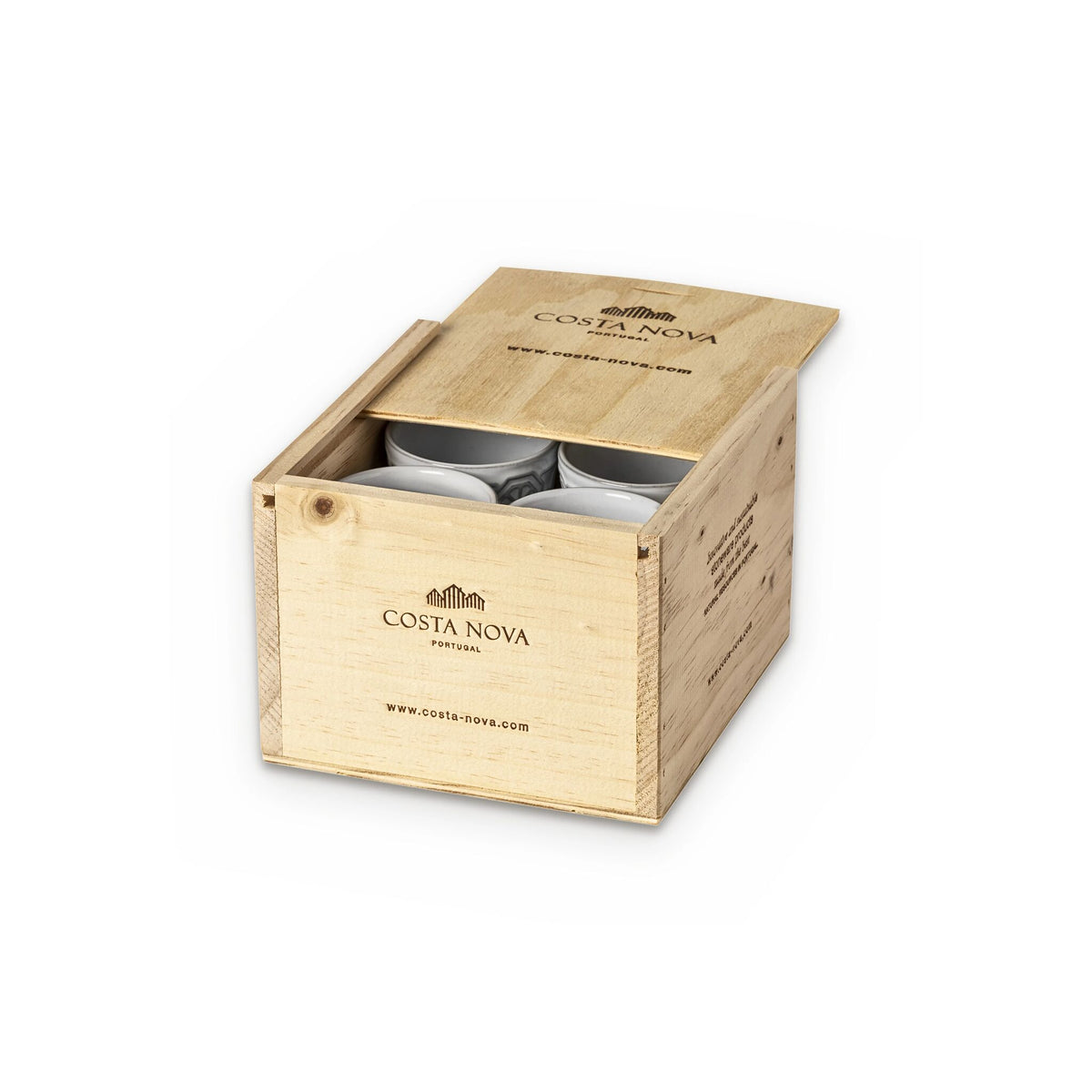 Набор чашек Grespresso Ecogres из керамики
