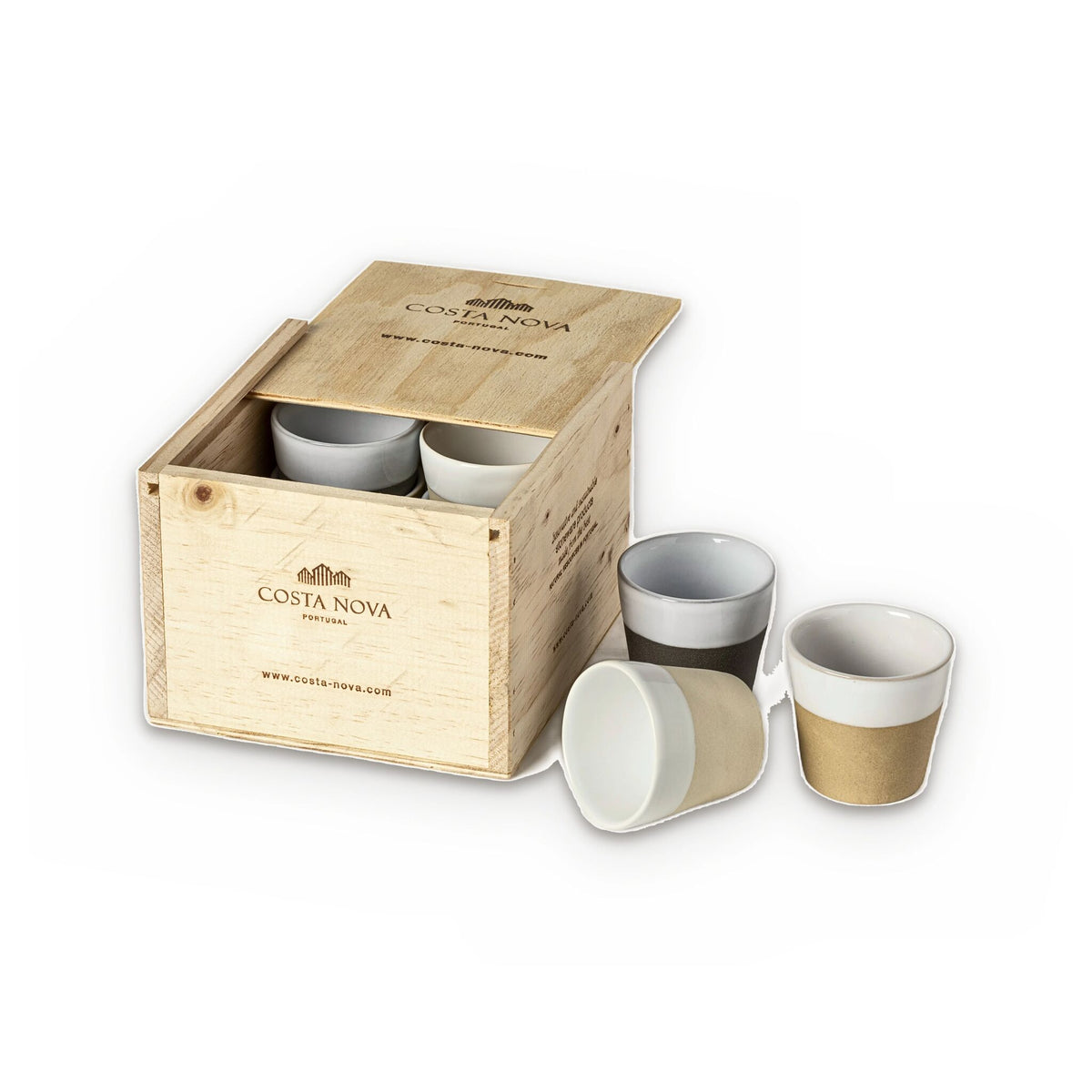 Набор чашек Grespresso Nature из керамики, фото 4