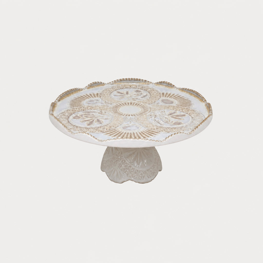 Блюдо на ножке Cristal из керамики
